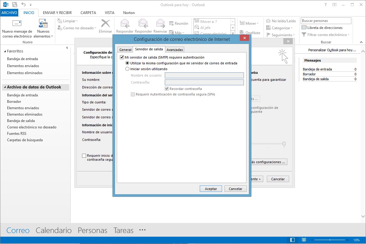 ConfiguraciÃ³n de Outlook 2013 Paso 7